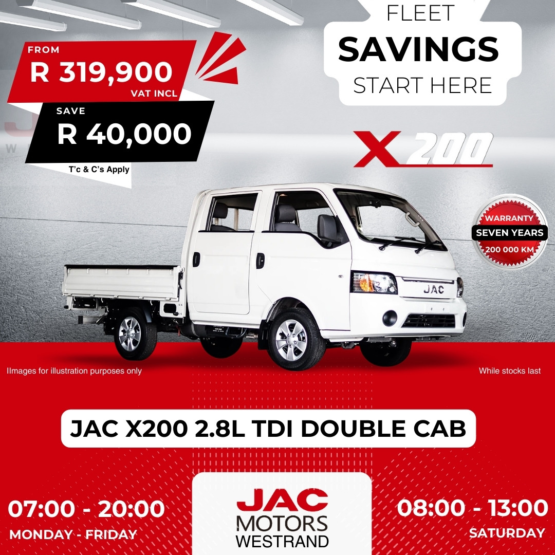 JAC Westrand - JAC X200 2.8L TDi DOUBLE Cab Special