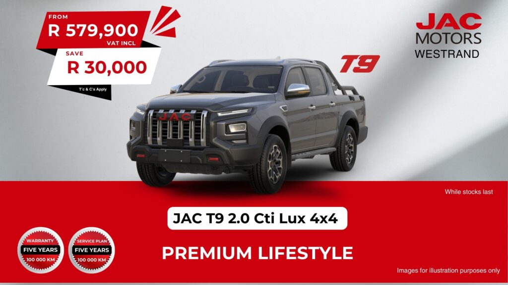 JAC Westrand - JAC T9 2.0 Lux 4x4 Special March 2025 (2)